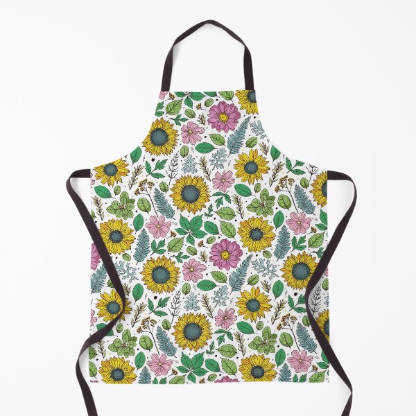 Item preview, Sunflower Pattern with flowers, leaves and grass, Sunflower Seamless Pattern, Sunflower Pattern Design designed and sold by graphic-genie.