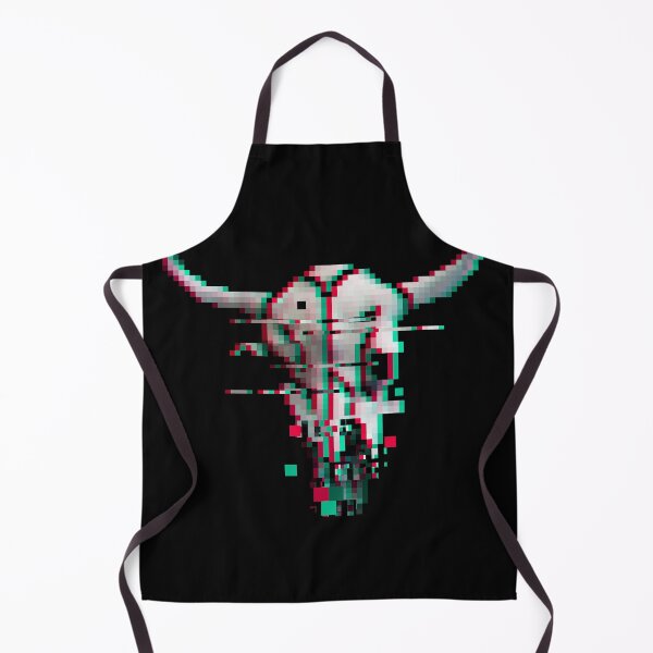 Item preview, Glitched Pixel Art Skull designed and sold by Spacepaprika.