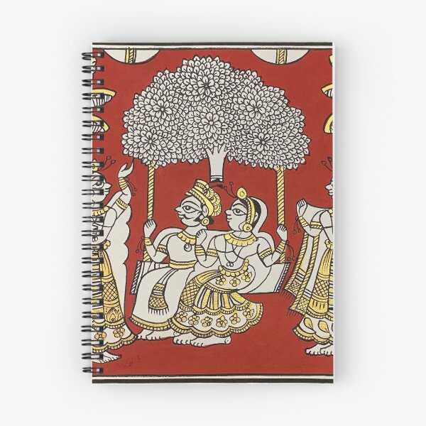Item preview, King and Queen, Indian folk art, Phad art, for couples designed and sold by gopalpjoshi.