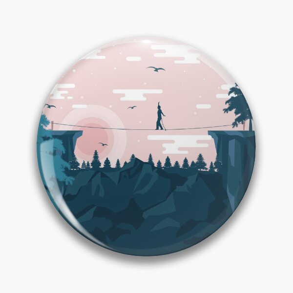 Item preview, Tightrope In The Blue Mountains and beautiful sky designed and sold by TiiNGA.