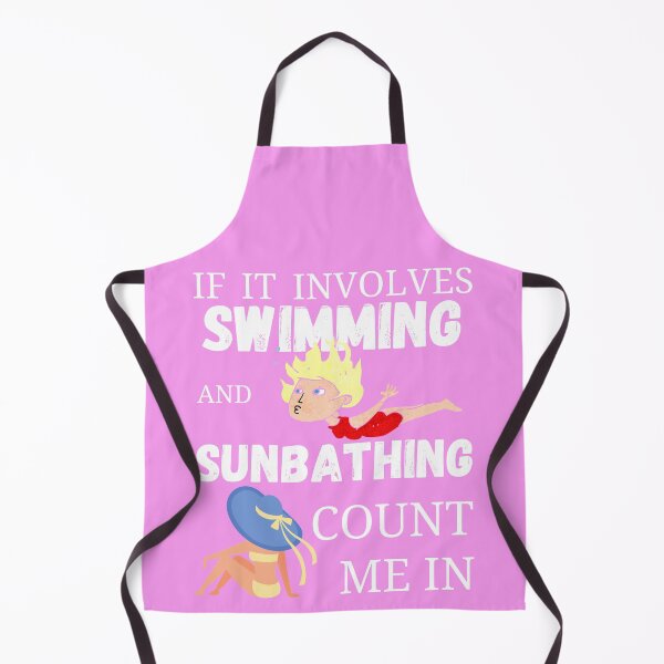 Item preview, Swimming and Sun bathing summer holiday design designed and sold by PinkArtDesigns.