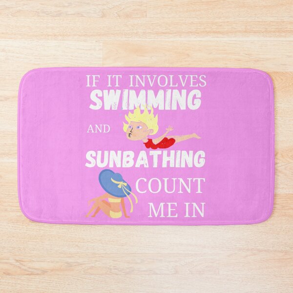Item preview, Swimming and Sun bathing summer holiday design designed and sold by PinkArtDesigns.