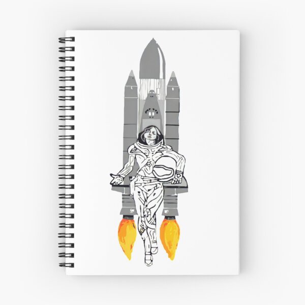 Item preview, female spacefarer designed and sold by aastrify.