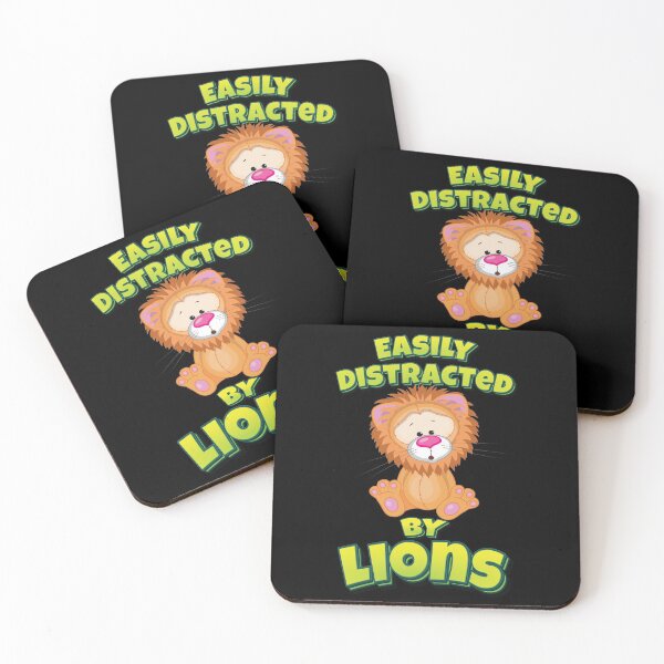 Item preview, Easily Distracted By Lions designed and sold by GoodVibesWX9.
