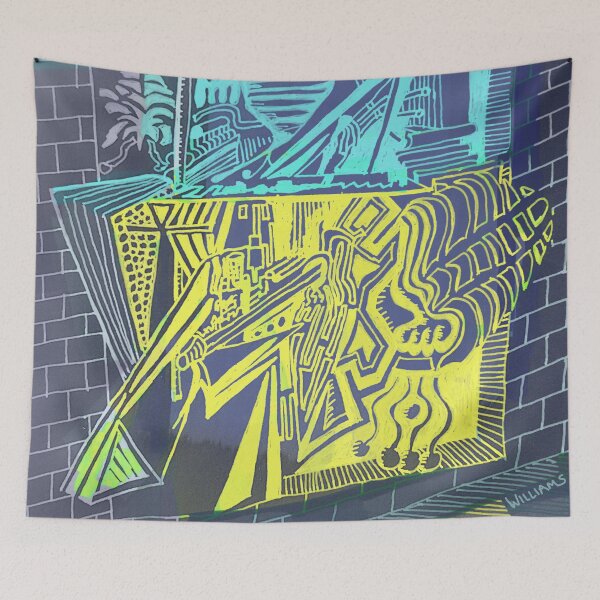 Item preview, Don't Let the Outside In, Art by Simon Williams designed and sold by WibbleDesign.