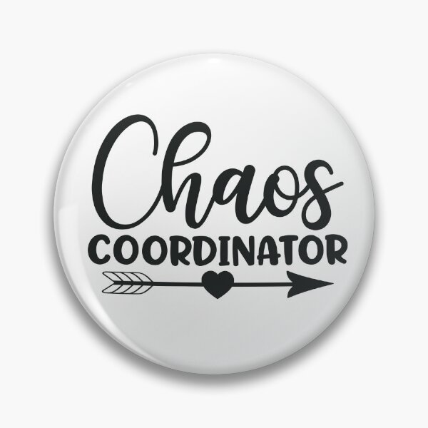 Item preview, Chaos coordinator - funny teacher quote/gift (black) designed and sold by PickaSticka.
