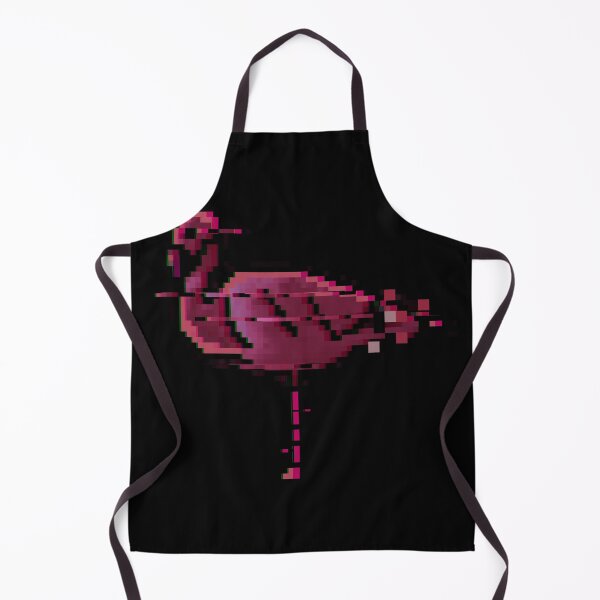 Item preview, Glitched Pixel Art Flamingo designed and sold by Spacepaprika.