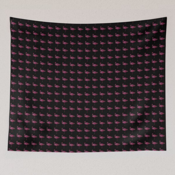 Item preview, Glitched Pixel Art Flamingo designed and sold by Spacepaprika.