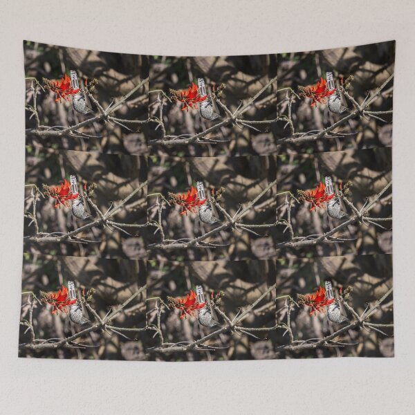 Item preview, The Wattlebird and the Coral Tree flower  designed and sold by RGKphotos.