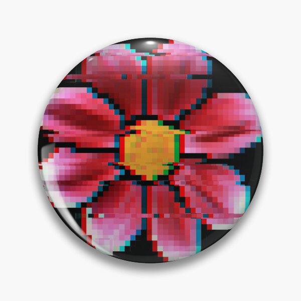 Item preview, Glitched Pixel Art Flower designed and sold by Spacepaprika.