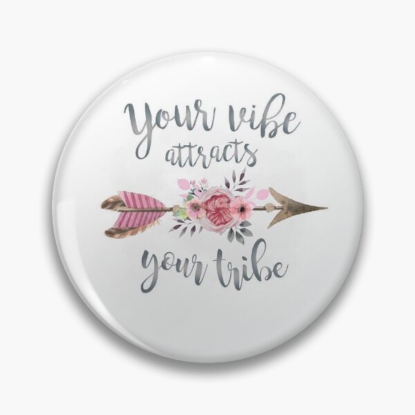 Item preview, Your vibe attracts your tribe designed and sold by CraftyKDesigns.
