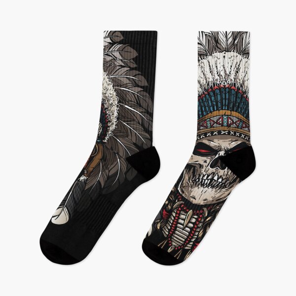 Item preview, Undead Apache Skeleton Tribal Leader Warrior designed and sold by ozunu.