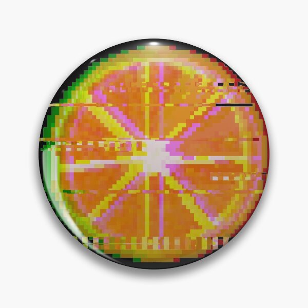 Item preview, Glitched Pixel Art Orange designed and sold by Spacepaprika.