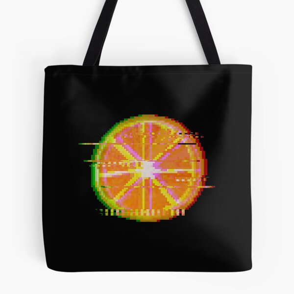 Item preview, Glitched Pixel Art Orange designed and sold by Spacepaprika.