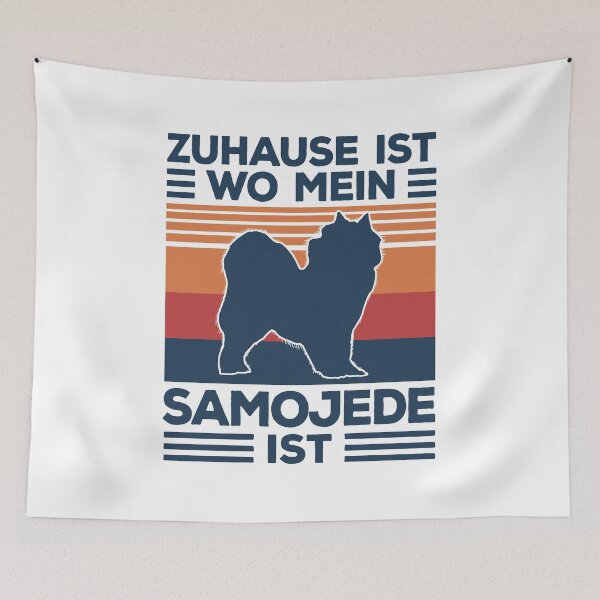 Item preview, Samoyed at home sled dog Samojedenspitz designed and sold by madgrfx.