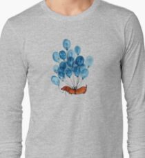 Camiseta de manga larga Perro Dachshund y globos
