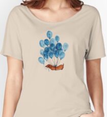 Dachshund dog and balloons Women's Relaxed Fit T-Shirt