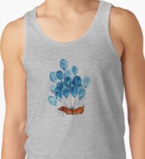 Dackel Hund und Ballons Tanktop für Männer