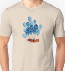 Chien teckel et ballons T-shirt unisexe