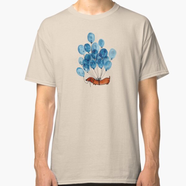 Dachshund dog and balloons Classic T-Shirt