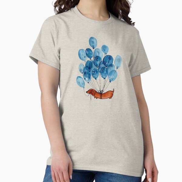 Item preview, Perro salchicha y globos designed and sold by KaylaPhan.