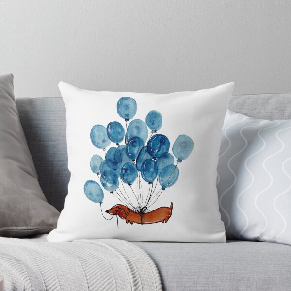 Item preview, Dachshund dog and balloons designed and sold by KaylaPhan.