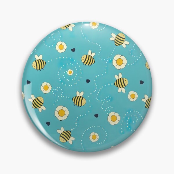 Item preview, Sunflower Pattern with Cute Bees, Sunflower Seamless Pattern, Sunflower Pattern Design designed and sold by graphic-genie.