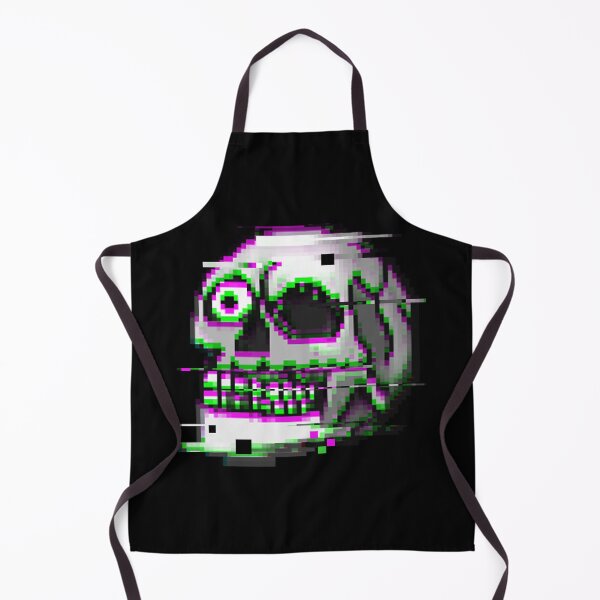 Item preview, Glitched Pixel Art Skull designed and sold by Spacepaprika.