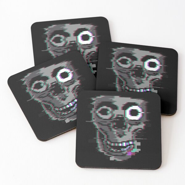 Item preview, Glitched Pixel Art Skull designed and sold by Spacepaprika.