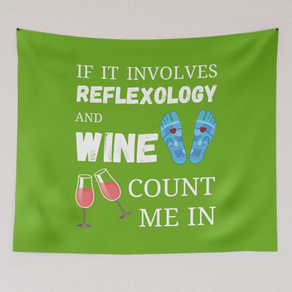 Item preview, Reflexology and Wine gift designed and sold by PinkArtDesigns.