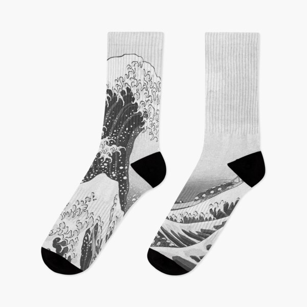 Item preview, Great Wave - Kanagawa Night, black, white designed and sold by Vivanne-art.