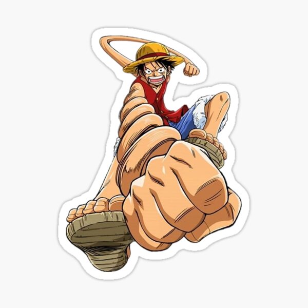 One Piece Weird Pirates and Busty girls - Luffy - Sticker