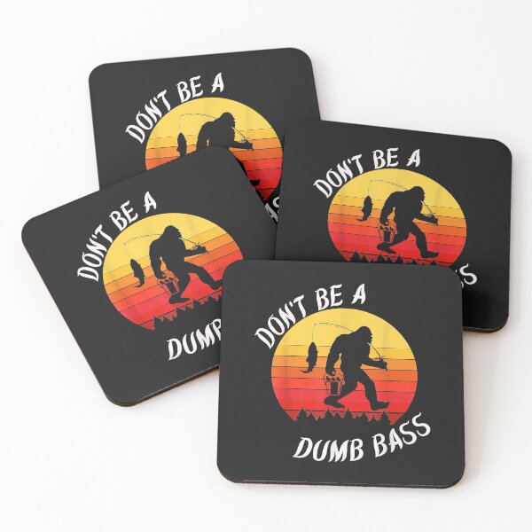 Item preview, Dont Be A Dumb Bass Funny tee bigfoot retro sunset vintage designed and sold by lucpjwel.