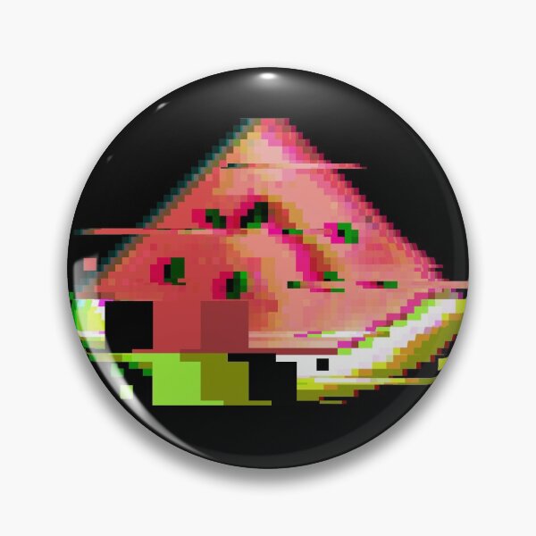 Item preview, Glitched Pixel Art Watermelon designed and sold by Spacepaprika.