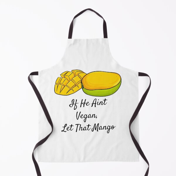 Item preview, If He Ain't Vegan; Let That Mango | Vegan Pun designed and sold by Nikiolilalala.