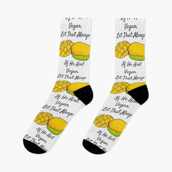 Item preview, If He Ain't Vegan; Let That Mango | Vegan Pun designed and sold by Nikiolilalala.