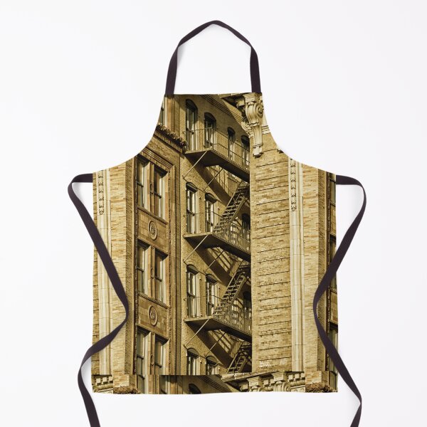 Item preview, brownstone fire escape sandwiched between two buildings downtown Boston massachusetts designed and sold by Stephen Orsillo.