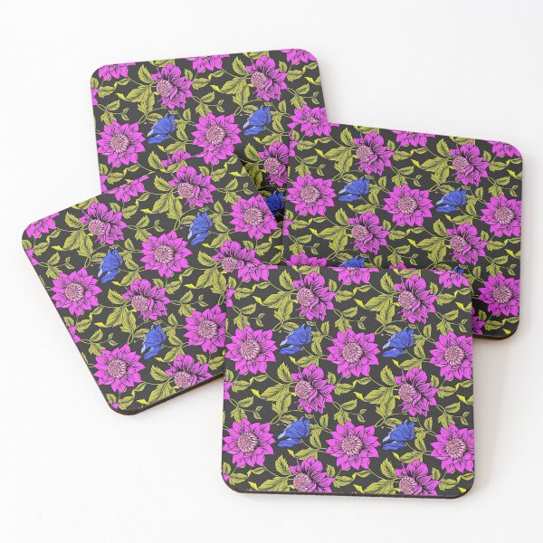 Item preview, Ornamental Floral Mosaic on Black designed and sold by simpleones.