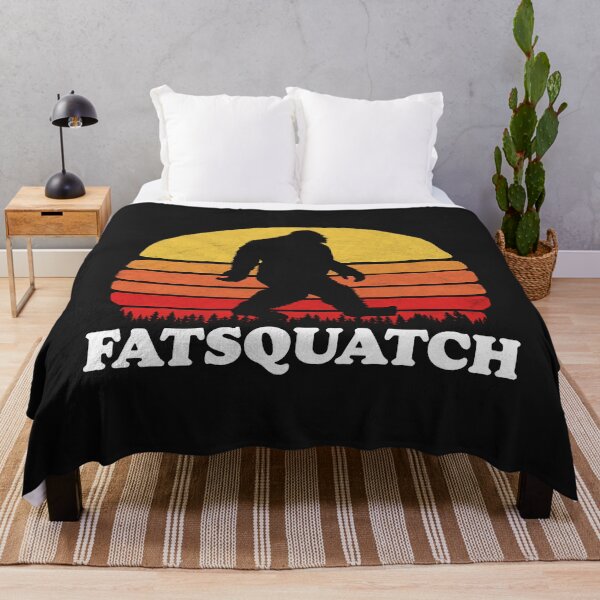 Item preview, FatSquatch! Funny Fat Bigfoot Sunset Sasquatch Vintage 80s Pullover Hoodie designed and sold by lucpjwel.