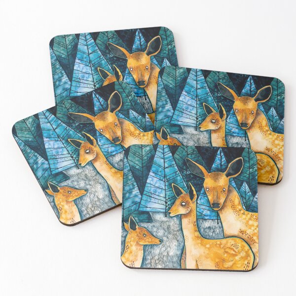 Item preview, Magical Deer Forest designed and sold by bearsandfoxes.