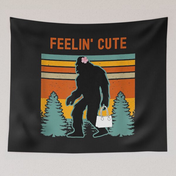 Item preview, Feelin Cute Bigfoot Sasquatch designed and sold by lucpjwel.