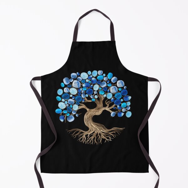 Item preview, Tree of Life - Blue Tumbled Gemstones designed and sold by k9printart.