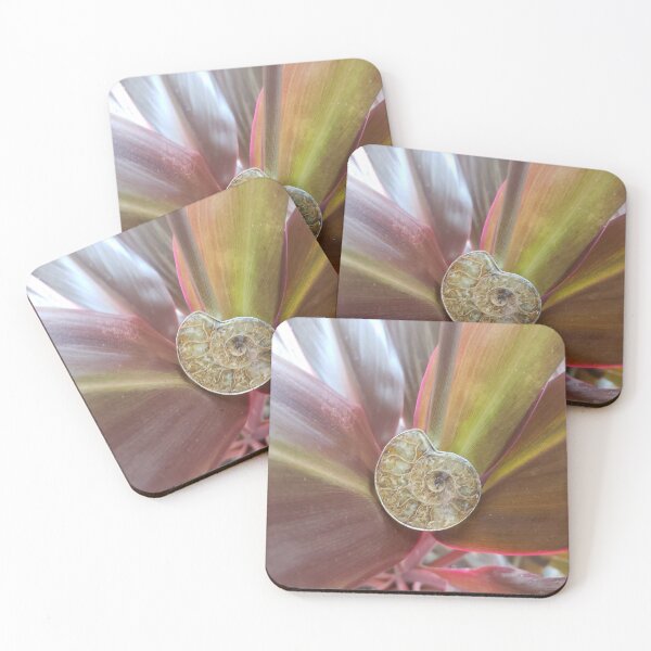 Item preview, Ammonite with plants designed and sold by CraftyKDesigns.