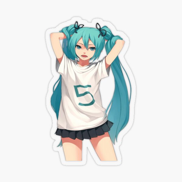 Sexy Hatsune Miku Knife Vocaloid Waterproof Sticker - Weatherproof Vin –  K-Minded