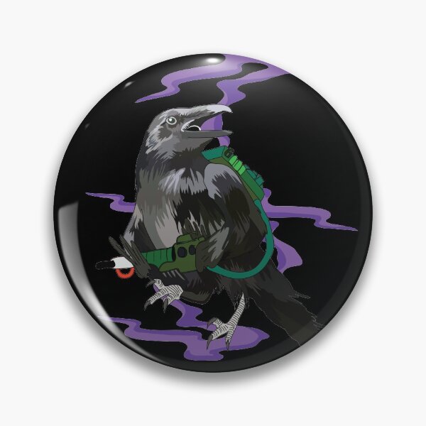 Item preview, Embrace The Darkness Ghost Hunting Raven designed and sold by MenagerieMayhem.