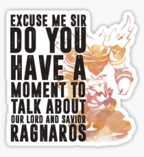 Ragnaros-Game wordart Sticker
