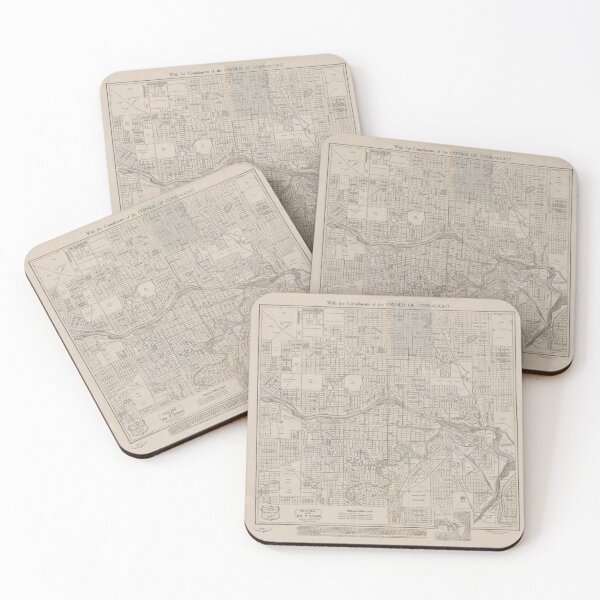 Item preview, Old Calgary Canada Map (1913) Vintage Canadian City Atlas  designed and sold by BravuraMedia.