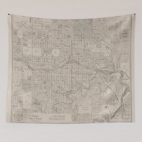 Item preview, Old Calgary Canada Map (1913) Vintage Canadian City Atlas  designed and sold by BravuraMedia.