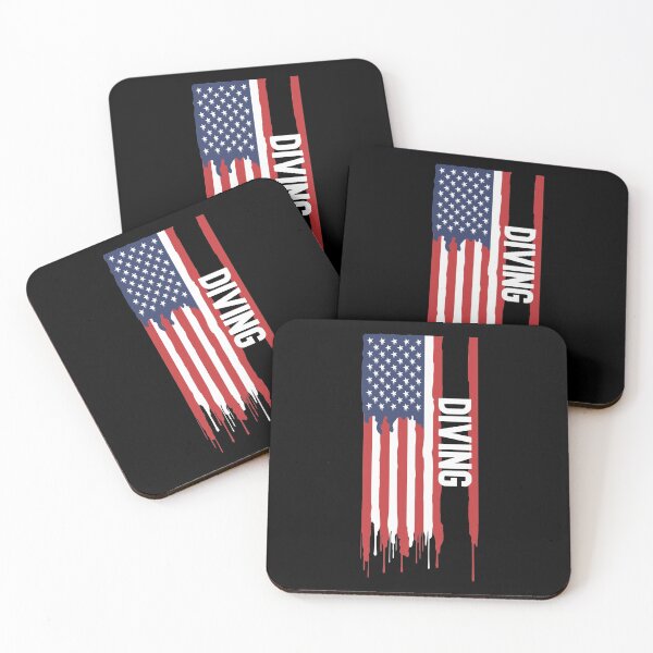 Item preview, American Flag Diving designed and sold by WakeNBake-Tees.