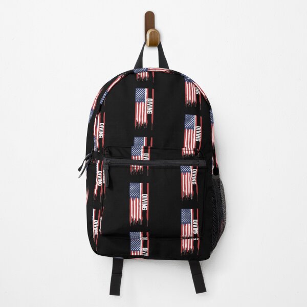 Item preview, American Flag Diving designed and sold by WakeNBake-Tees.